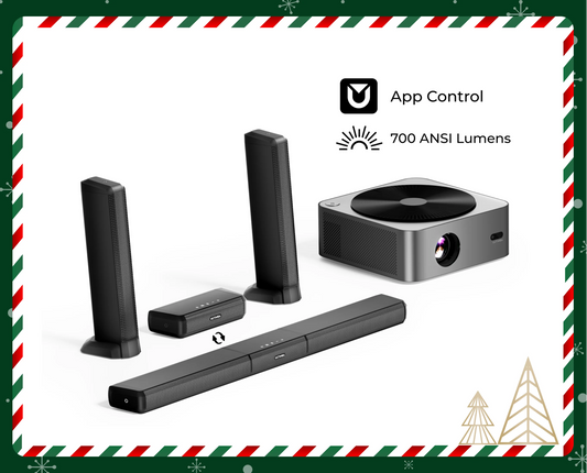 Apollo P40 Projector & Apollo S70 Soundbar Bundle