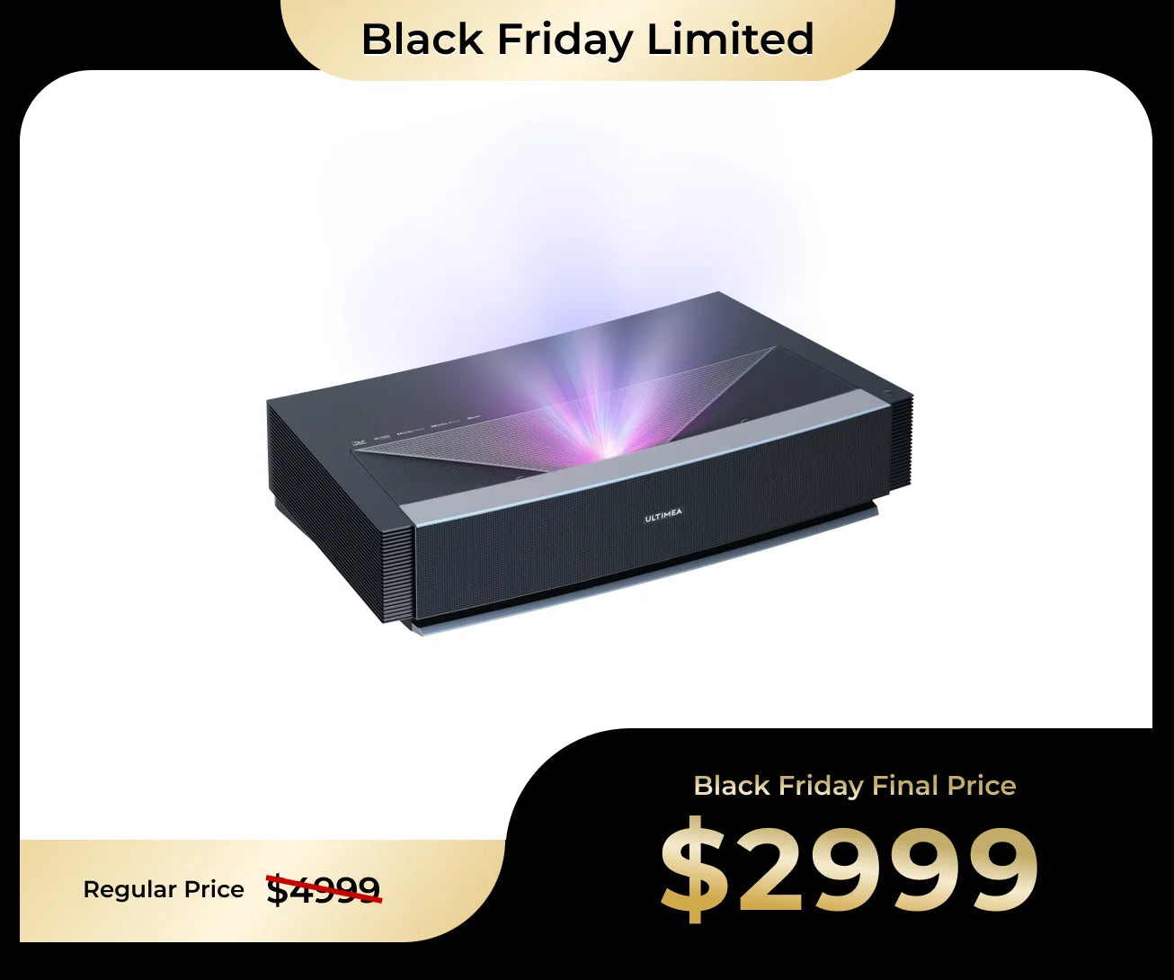 Thor T60 Laser TV Black Friday Final Payment Only